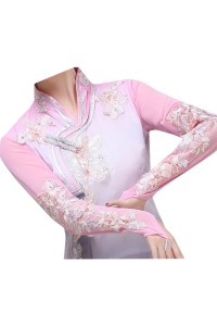 Design classical performance costumes, elegant Chinese style folk dance costumes, kite dance umbrella dance fan dance performance costumes SKDO004 detail view-2